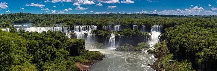 Papier Peint photo Lavable Nature View of the Iguazú Falls