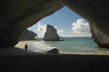 Deurstickers Cathedral Cove Coromandel New Zealand © The Whyte Stock