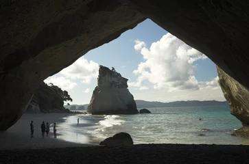Tuinposter Cathedral Cove Coromandel New Zealand © The Whyte Stock