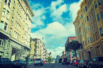 Urban scene in San Francisco