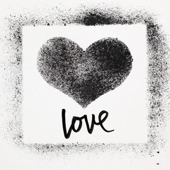 Love - Grunge heart