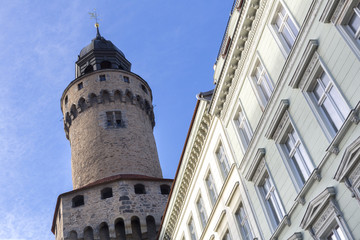 Der Reichenbacher Turm in Görlitz, Deutschland