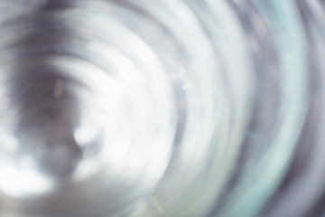 Background that creates an optical illusion of glassware