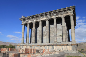 Fototapeta premium Ancient Garni Pagan Temple, Armenia