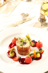 Fine dining restaurant dish