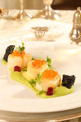 Fine dining restaurant dish