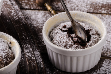 Chocolate souffle home