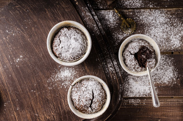 Chocolate souffle home