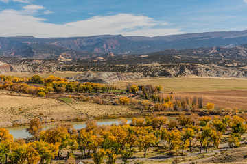 Green River near Split Mountain Canyon in Utah