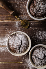 Chocolate souffle home