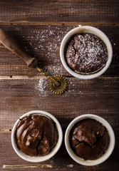 Chocolate souffle home