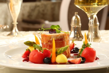 Fine dining restaurant dish