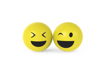 Smiley erzählt einen Witz