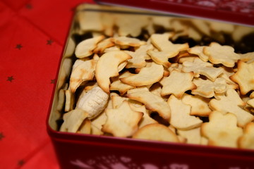 christmas cookies in a socket