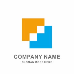 Geometric Square Wallpaper Interior Motif Pattern Decoration Architecture Business Company Stock Vector Logo Design Template 