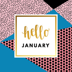 Trendy holiday package template.