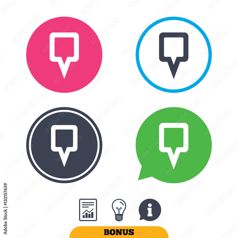 Poster map pointer sign icon. marker symbol.