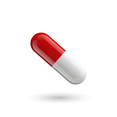 red pill vector icon
