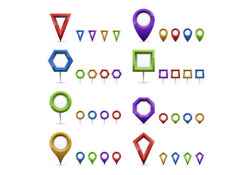 Multicolored Locator Pins