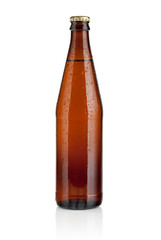 chilled bottle of beer