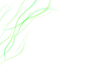Background with abstract green lines