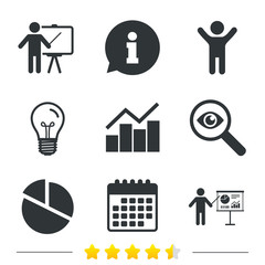 Diagram graph Pie chart. Presentation billboard.
