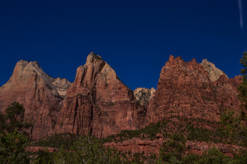 Zion Canyon's Court of the Patriarchs
