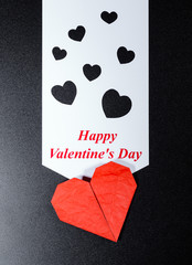 Background. Happy Valentine's Day. Hearts. Love