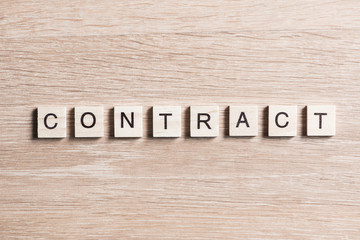 Business contract concept