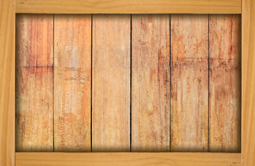 Wood border and wood background