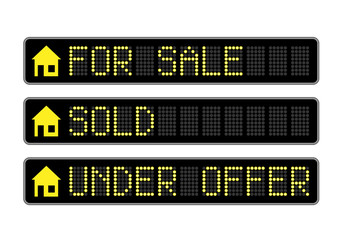 House Sale LCD Signs