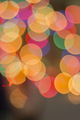 abstract background with bokeh defocused lights and shadow