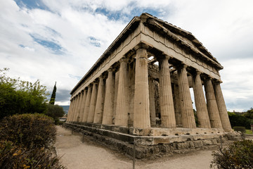 Fototapeta premium Temple of Hephaestus on Agora in Athens, Greece