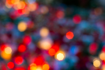 Abstract blur colorful bokeh background texture.