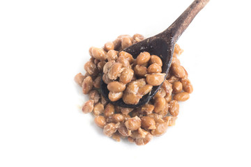 Natto. Fermented soybeans
