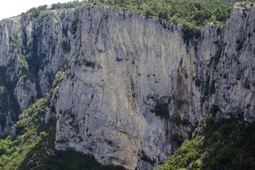 View of the Verdon gorge, in Southern France