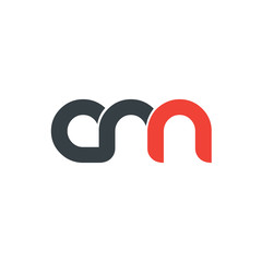Initial Letter CM AM Rounded Lowercase Logo