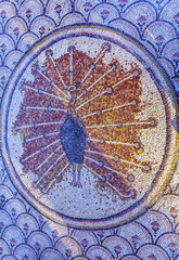 Octagon Pheasant Mosaic Peter's House Sea of Galilee Capernaum I