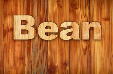 Beautiful wood background. Wooden words around about coffee shop or business. Coffee shop tags and banner equipments. A label for commercial use.