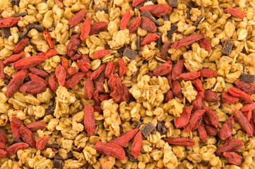 goji berries and cereal