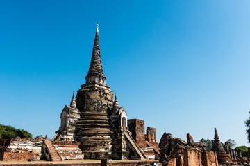 Fototapeta premium Temples of Thailand Ayutthaya historical park