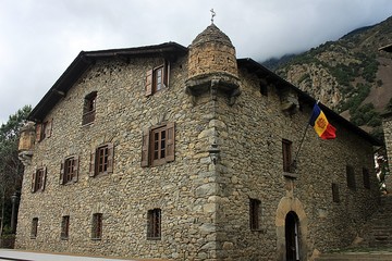 Naklejka premium Casa de la Vall, Andorra la Vella, Andorra