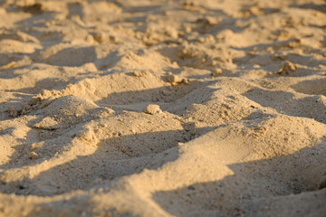 Sand texture on beach