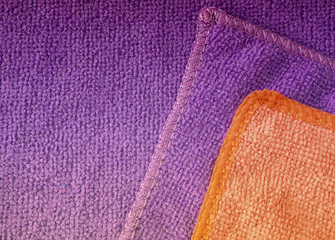 Microfiber cloth surface
