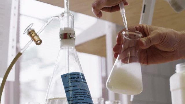 Lab testing of milk