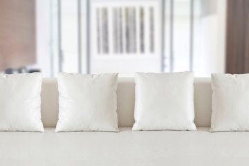 White sofa background.