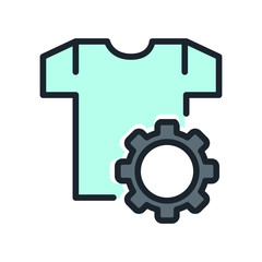 customizable shirt icon color