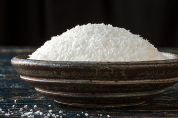 Coconut Powder in a Bowl