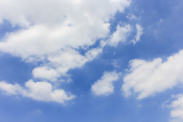 Blue sky with clouds background,beautiful weather.