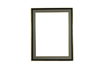 photo frame isolated on white background with clipping path